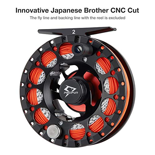 Piscifun Sword Fly Fishing Reel - CNC Machined Aluminum Alloy In Multiple Weights